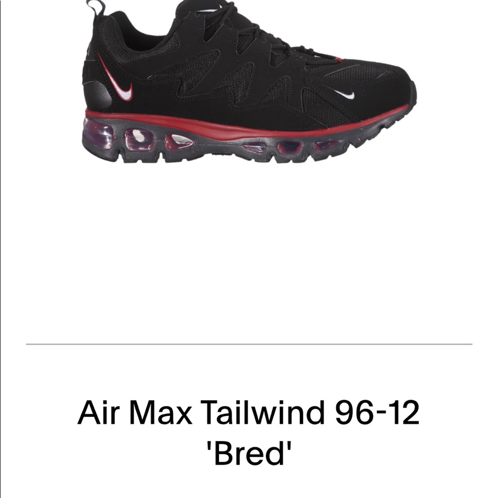 Air Max Tailwind 96-12 “bred” NEW*
